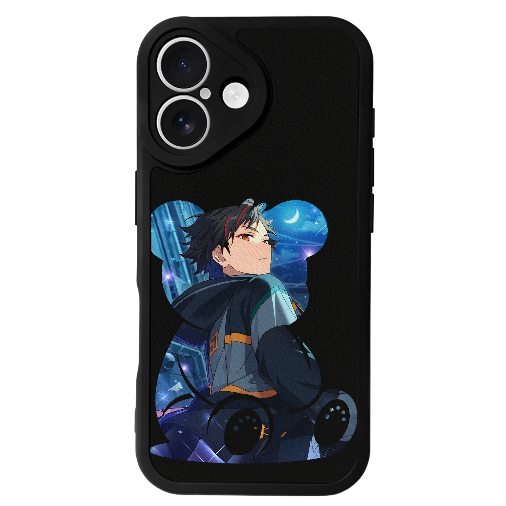 あんさん ぶる グッズ 流星隊 南雲鉄虎 - IPhone 16シリーズ対応 ・ シリコンスマホケース ・ レザー調 ・ 高精度フィット ・ 耐衝撃 ・ ワイヤレス充電対応 ・ 精密カット